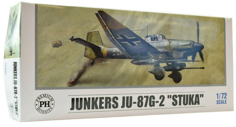 Premium Hobbies Junkers JU-87G-2 Stuka 1:72 Plastic Model Airplane K –  CEW Direct